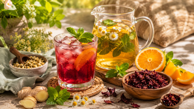 Infusiones para el verano: hidratación, frescor y bienestar digestivo